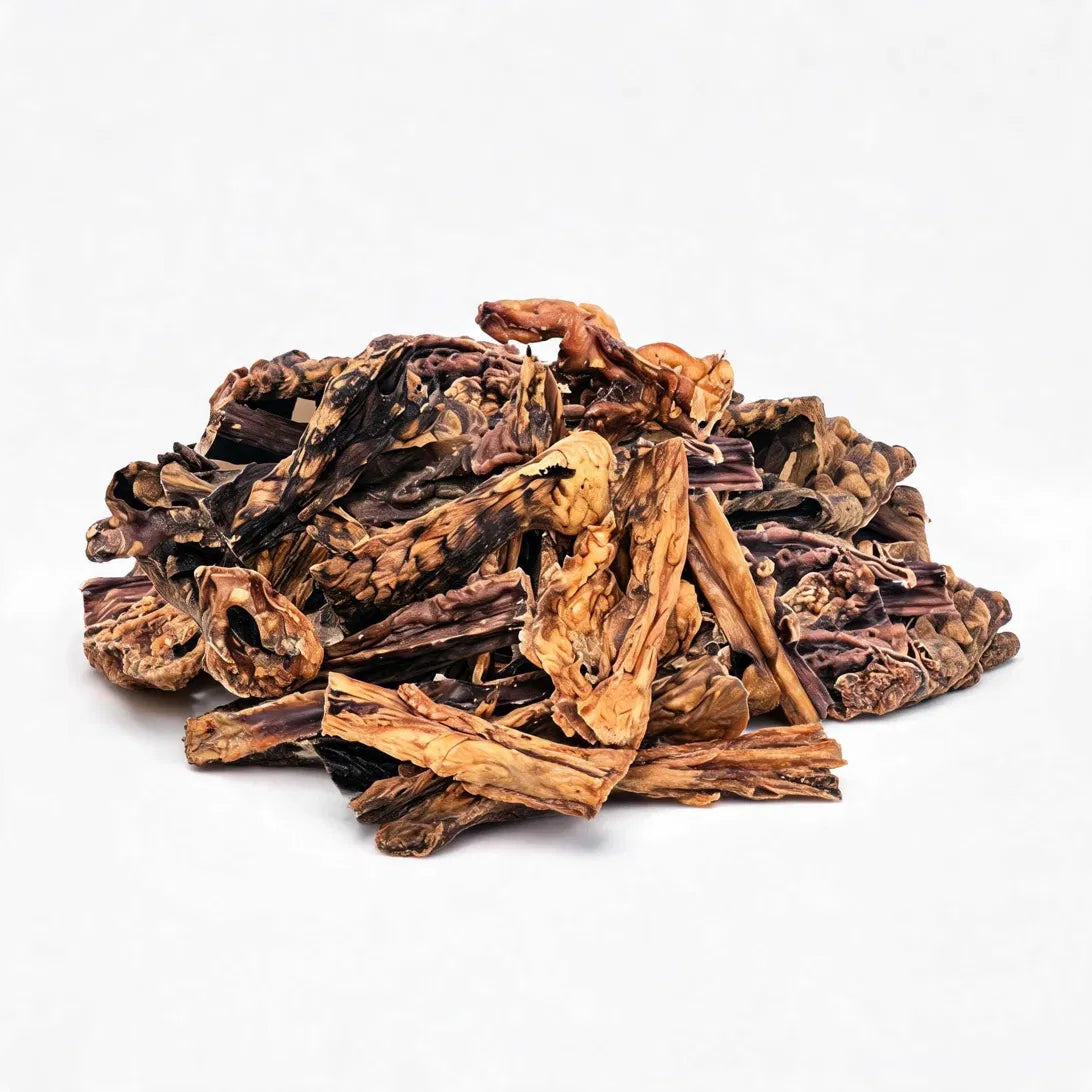 Honey's Dog Treats Lamb Lung 4oz bag — air-dried single ingredient lamb lung training treats